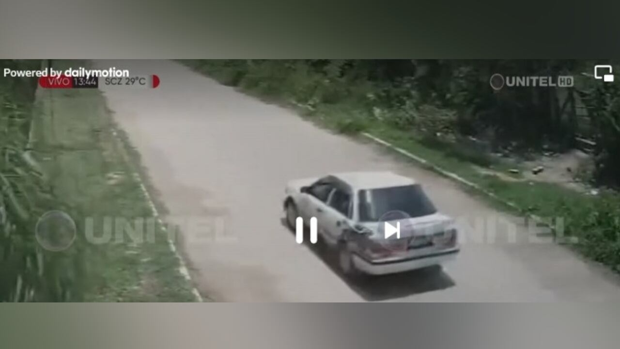 Imagen compartida por Unitel, de Bolivia