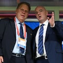 Ramón Jesurún y Gianni Infantino.