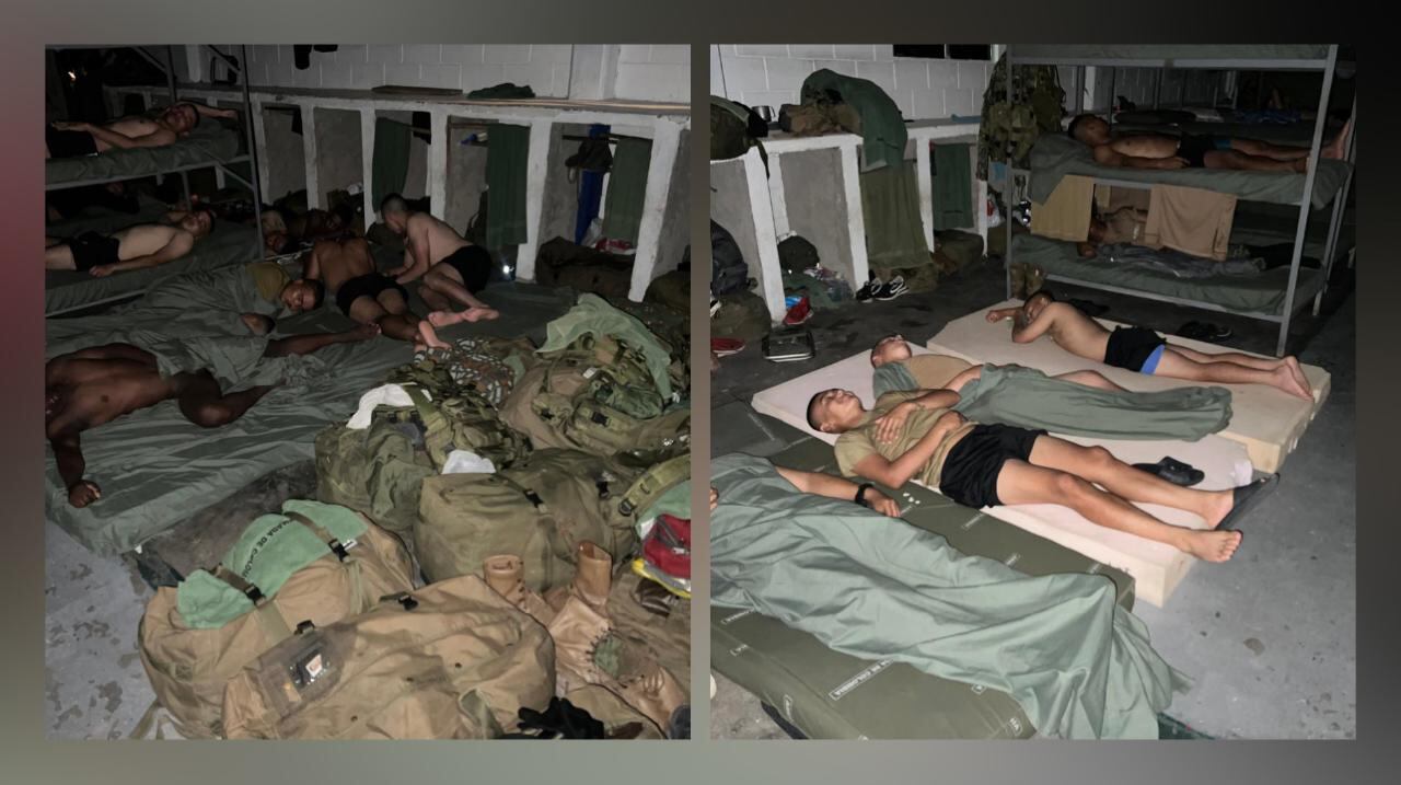 Militares denunciaron que los tienen durmiendo con malaria y uno encima del otro en Guainía.