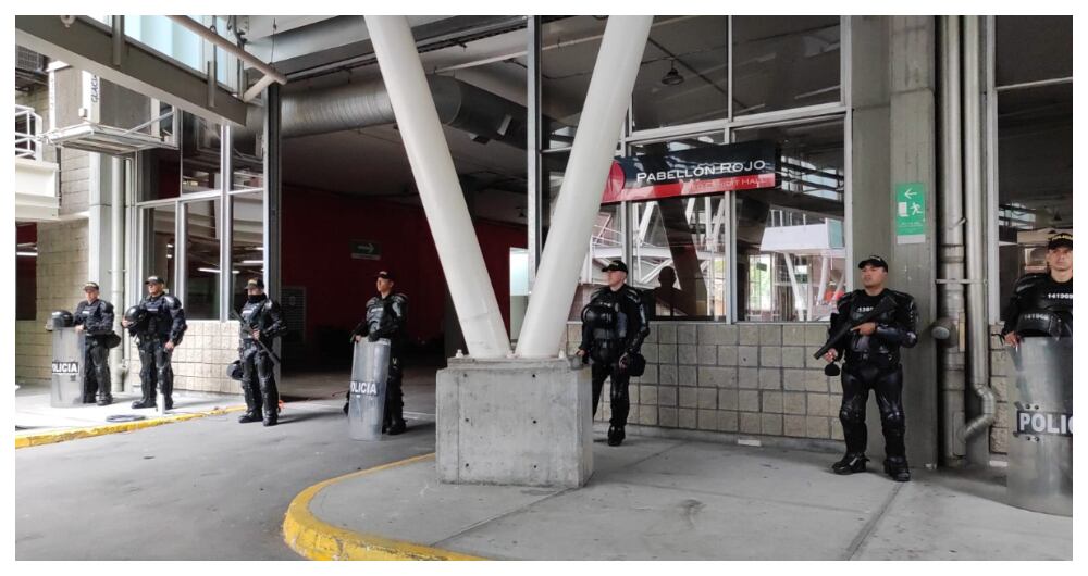 Esmad en asamblea de Sura, en Medellín