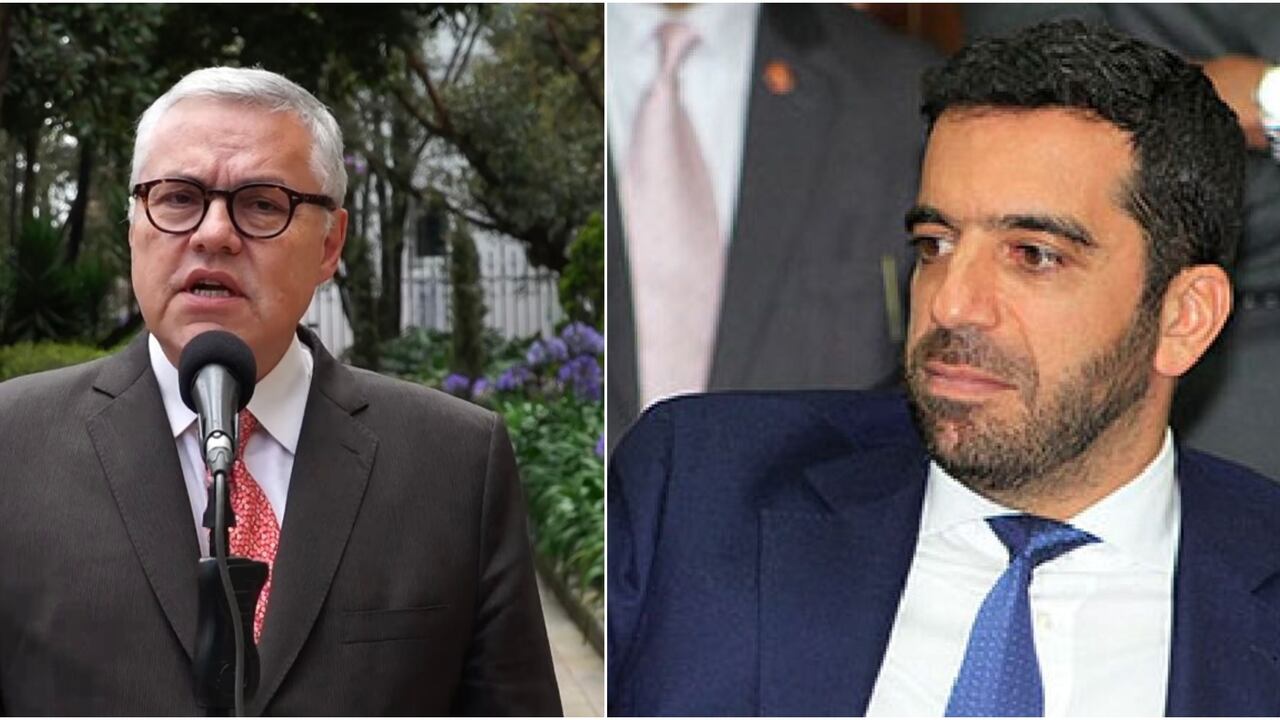 Ministro de Justicia Néstor Osuna y Arturo Char