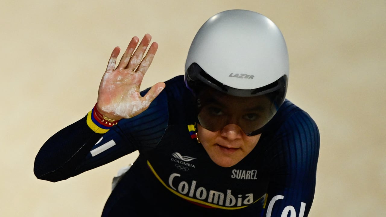 Martha Bayona en el ciclismo de pista de los Olímpicos París 2024
