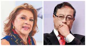 Socorro Oliveros y Gustavo Petro