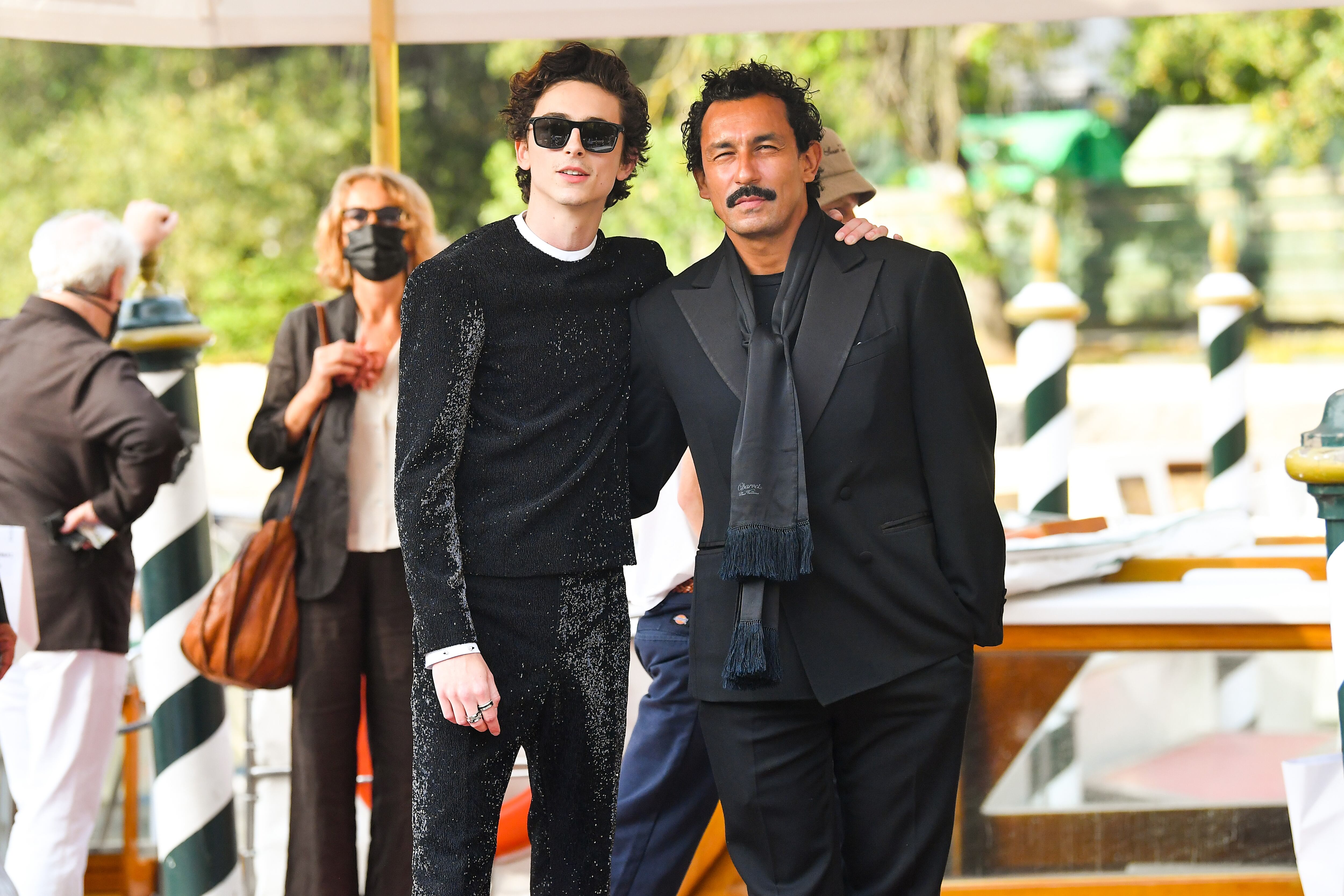 Haider Ackermann and Timothèe Chalamet