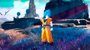 Gokú transformación 'Blue' en Dragon Ball Z: Budokai Tenkaichi.