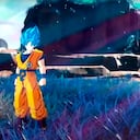 Gokú transformación 'Blue' en Dragon Ball Z: Budokai Tenkaichi.