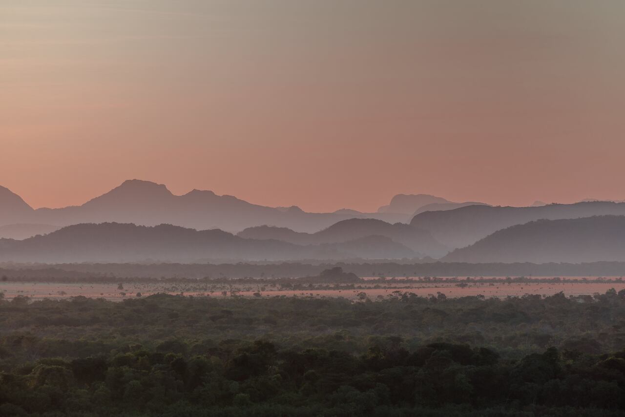 Atardecer en Puerto Carreño.