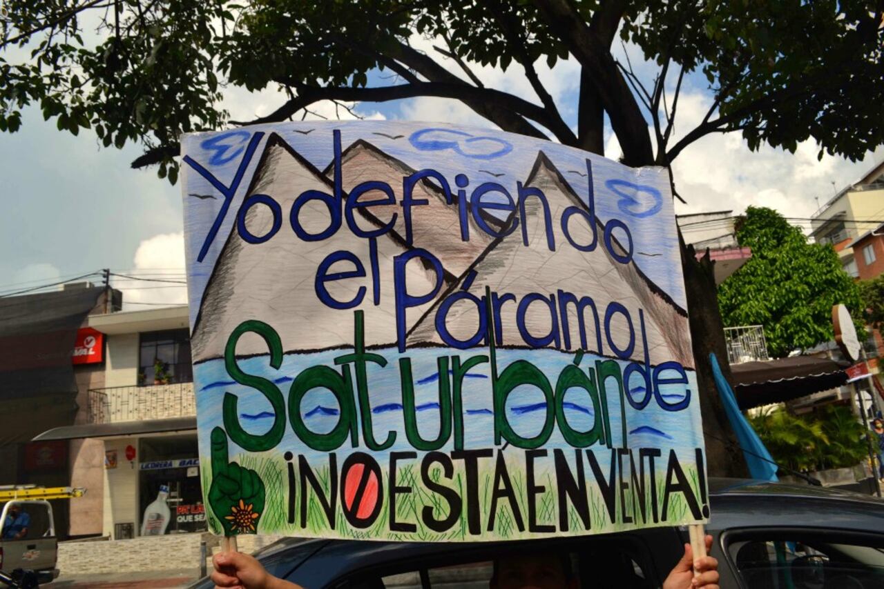 Caravana por Santurbán en Bucaramanga