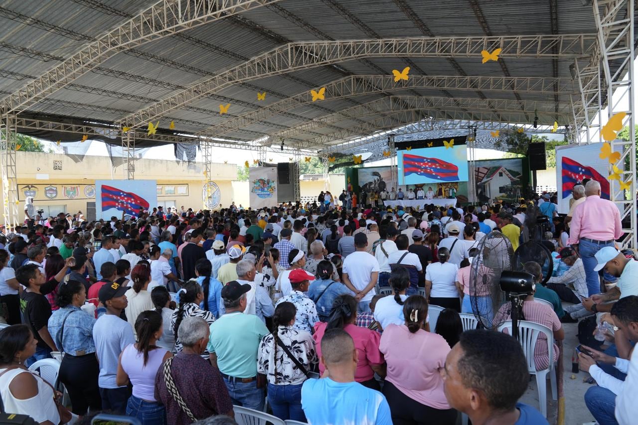 Unidad de víctimas durante evento en el Magdalena.