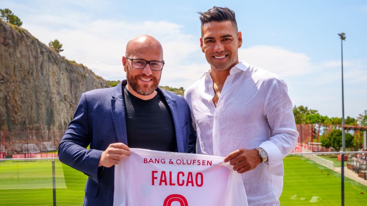 Falcao García en una visita a Mónaco.