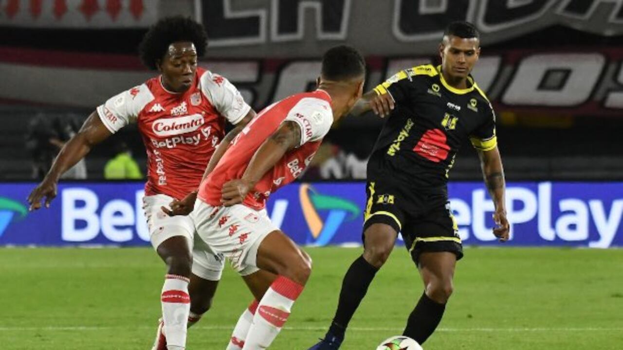 "Los Petroleros" ganaron con la mínima en el Estadio Nemesio Camacho El Campín. Foto: Dimayor.