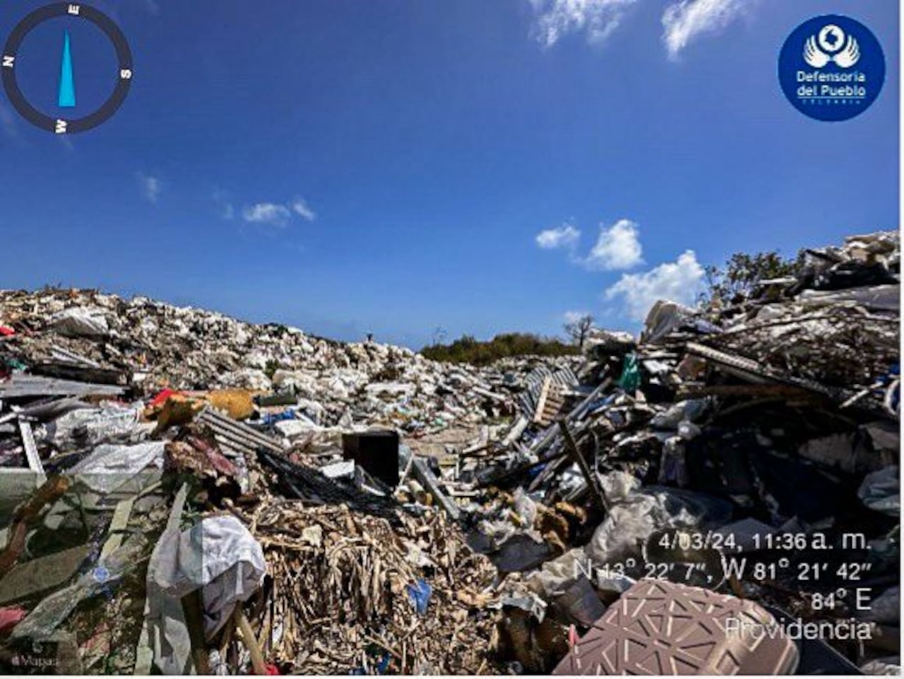 Alerta por grave daño ambiental en Providencia y Santa Catalina por acumulación de escombros y residuos tras paso del huracán Iota