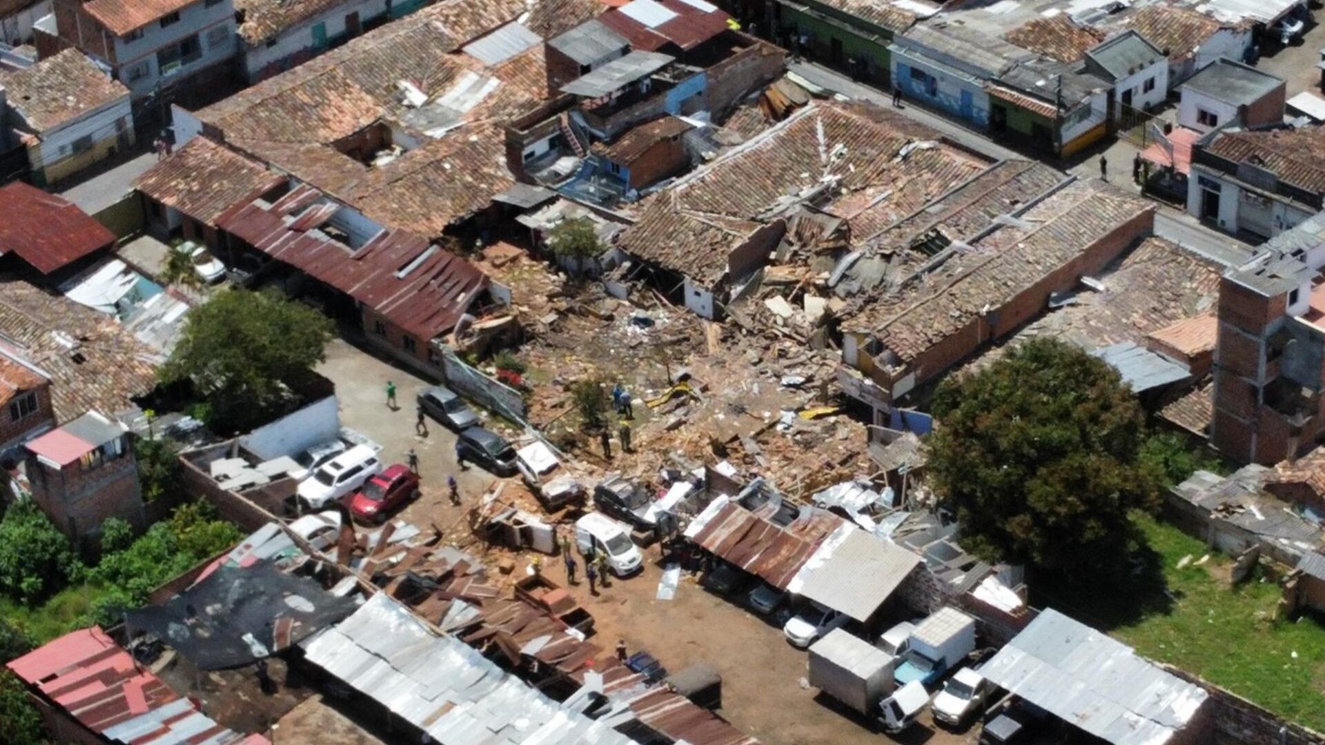 Explosión en Rionegro, Antioquia.