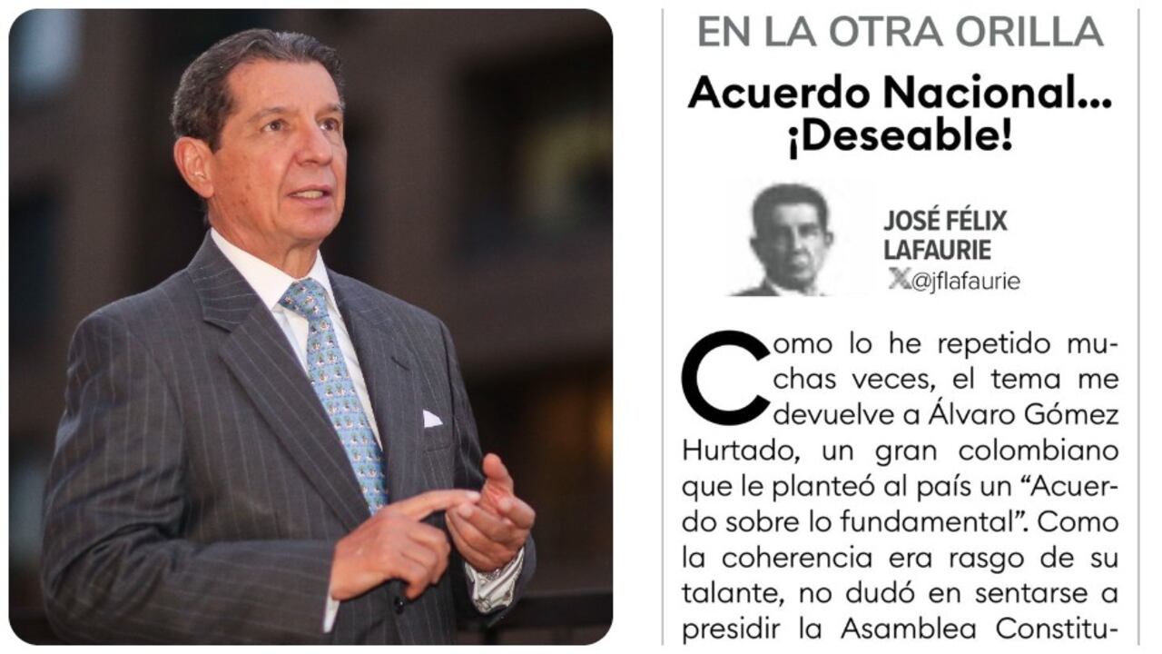 José Félix Lafaurie y la columna de opinión que publicó Vida.