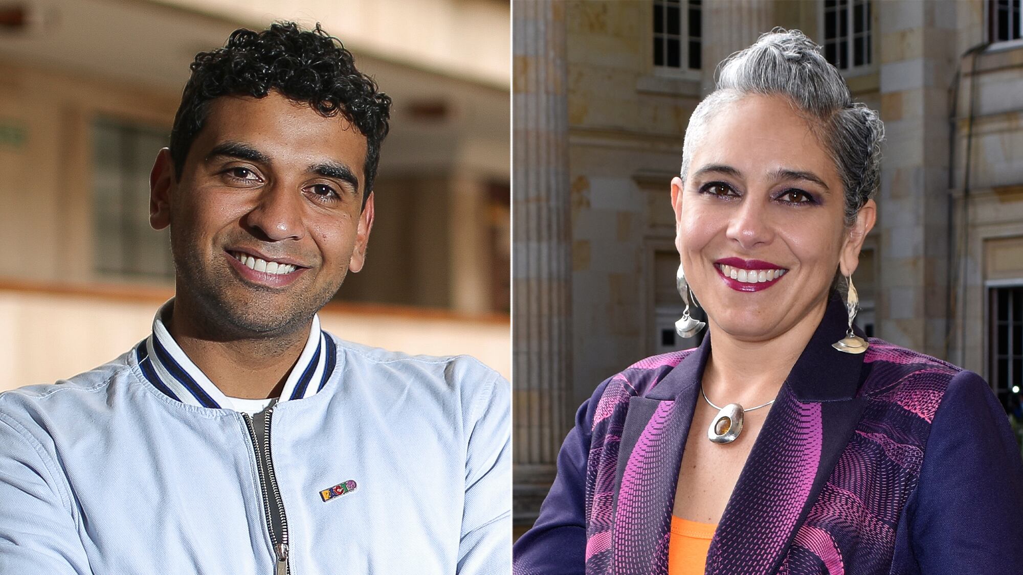 María José Pizarro y David Racero