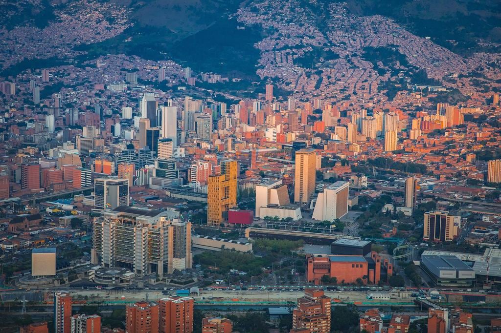 Panorámica de Medellín.