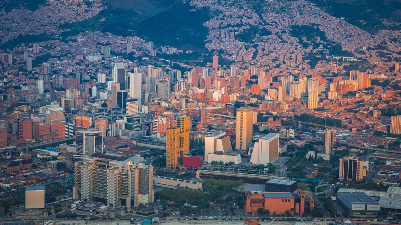 Panorámica de Medellín.