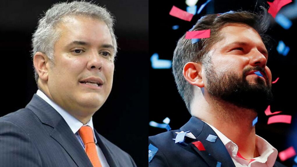 Iván Duque y Gabriel Boric conversaron sobre intereses mutuos de Colombia y Chile.
