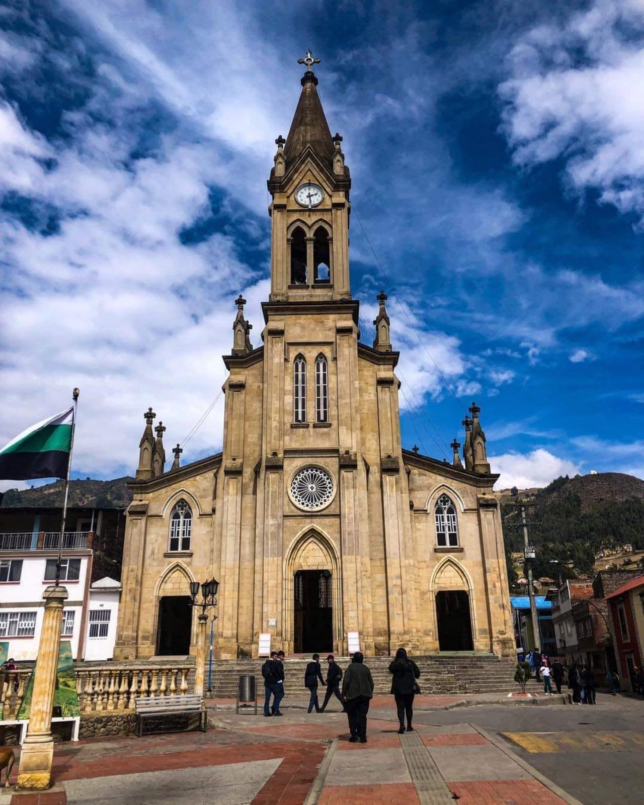 Templo parroquial en Gámeza, Boyacá.