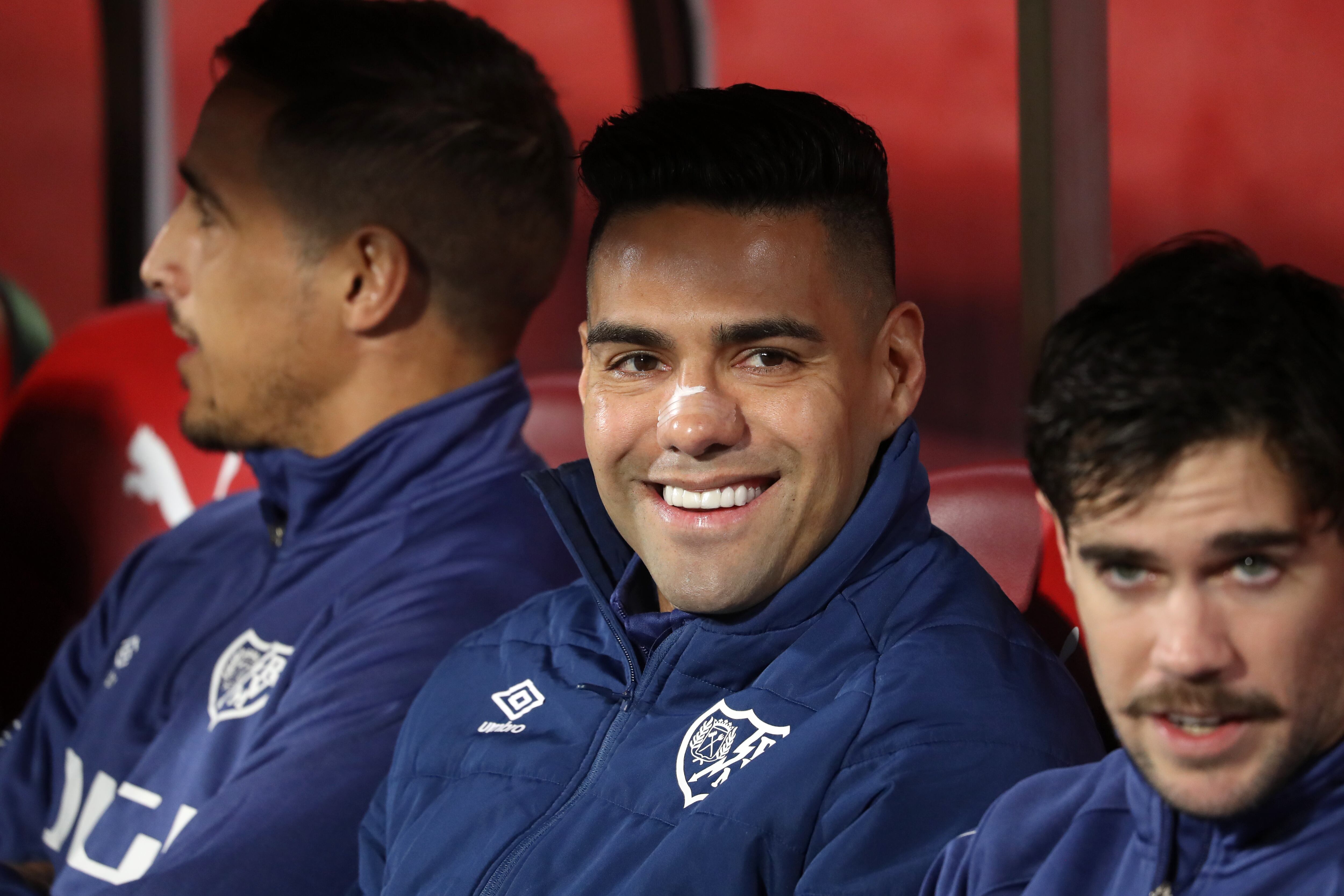 Radamel Falcao is playing in the match between Girona FC and Rayo Vallecano, corresponding to the round of 16 of the King's Cup, at the Montilivi Stadium in Girona, Spain, on January 17, 2024. (Photo by Joan Valls/Urbanandsport/NurPhoto via Getty Images)