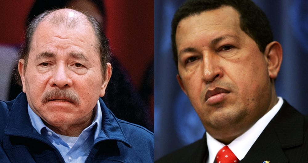 Daniel Ortega y Hugo Chávez