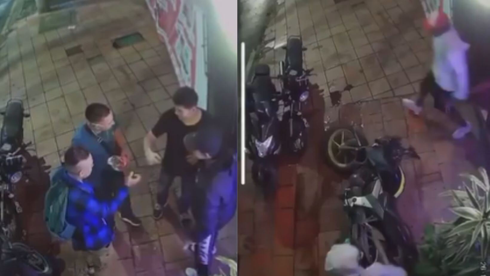 VIDEO I Con cuchillos y machetes, presuntos hinchas de Santa Fe acorralan y agreden a aficionados de Millonarios