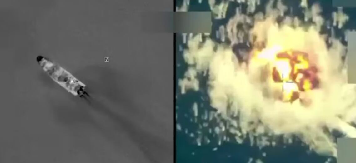 En la embarcación había tres personas.