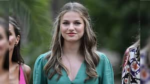 Los reyes de España y la infanta Sofía acompañaron a la princesa Leonor a la academia militar (imagen de referencia).