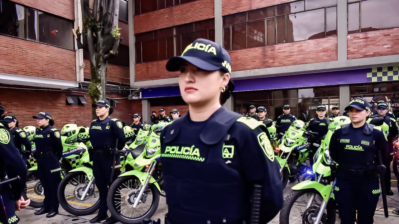 Este es el nuevo grupo contra atracos de la Policía de Bogotá.
