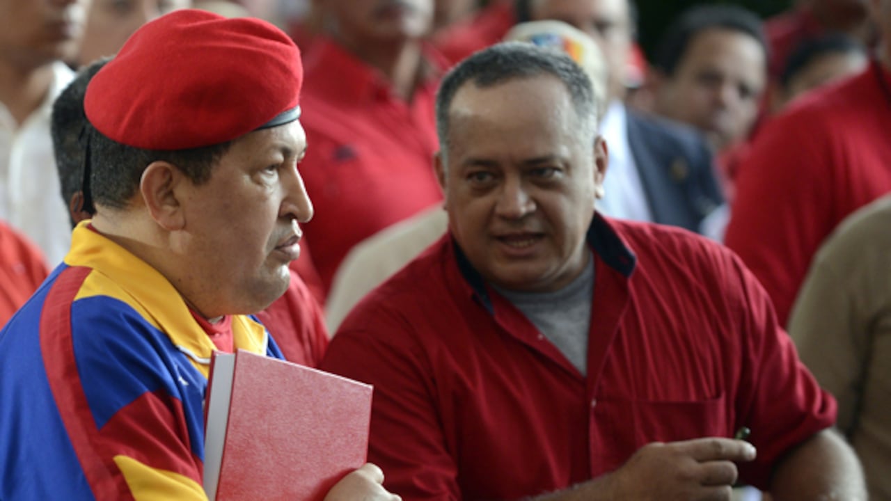 Hugo Chávez y Diosdado Cabello.
