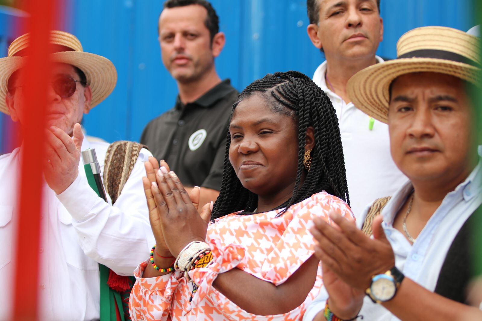 Francia Márquez en su visita a Páez, Cauca.