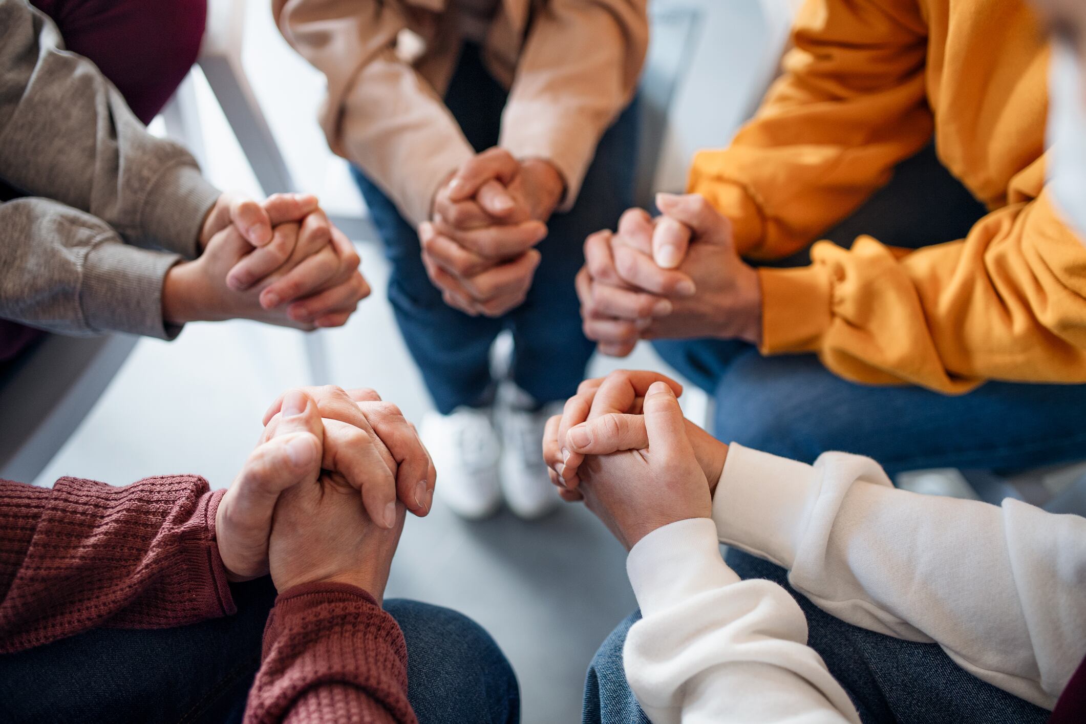 Personas en oración