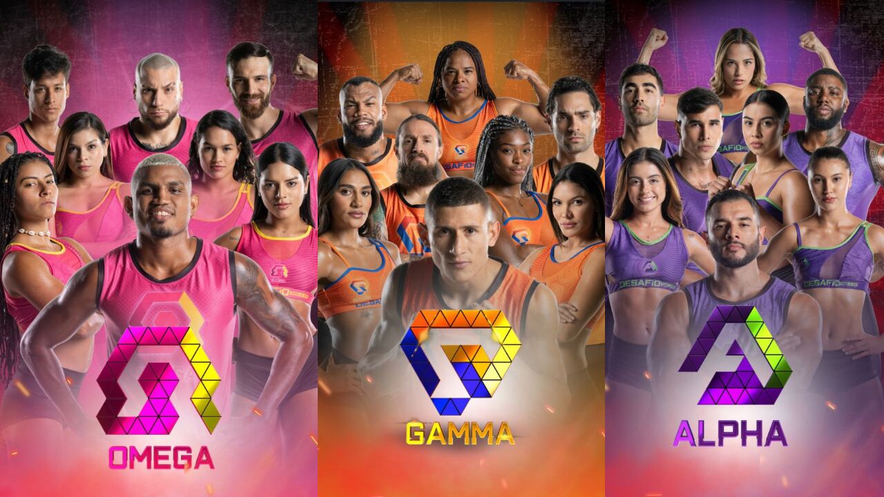 Equipos: Omega - Gamma - Alpha.