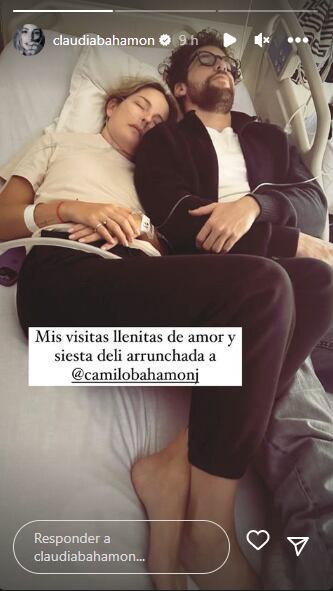 Claudia Bahamón junto a Camilo Bahamón.