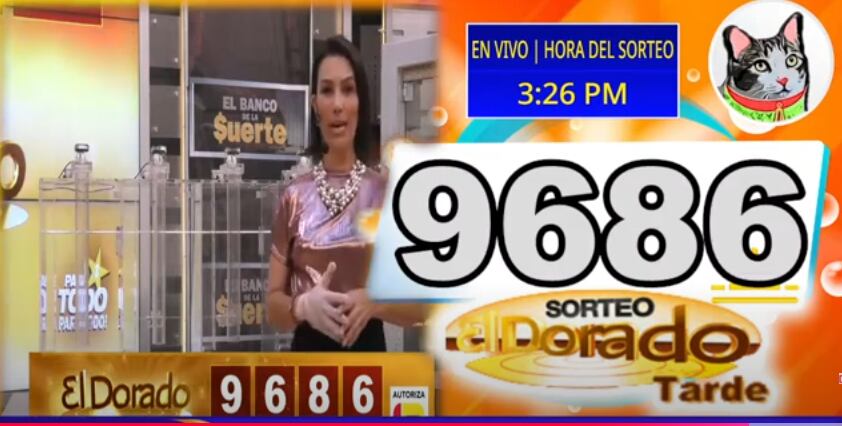 Resultados del sorteo 7257 de la Lotería El Dorado Mañana.