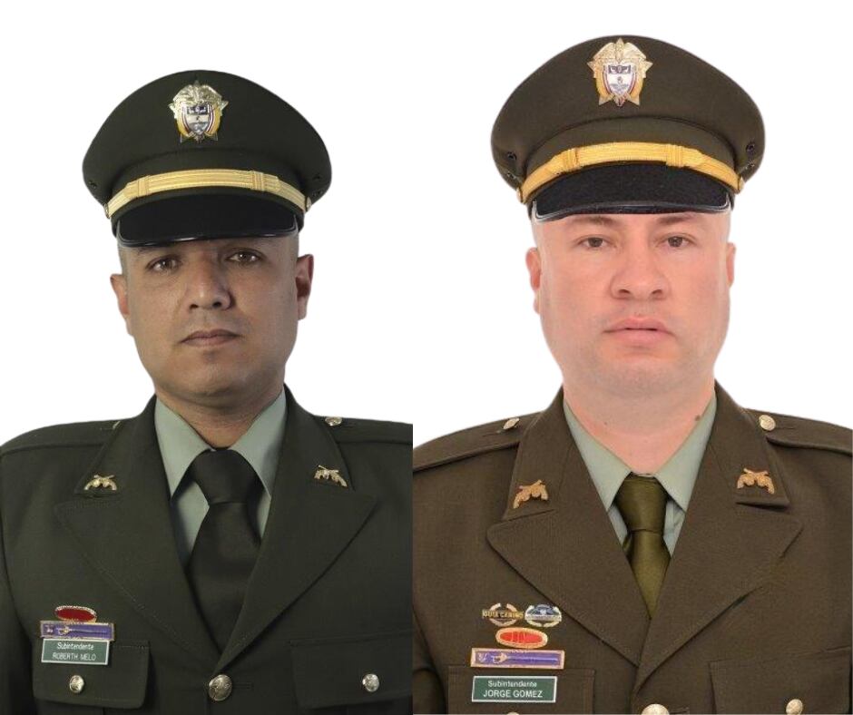 Ellos son los dos suboficiales que fallecieron en medio del atentado terrorista en Cali el 16 de diciembre de 2025.