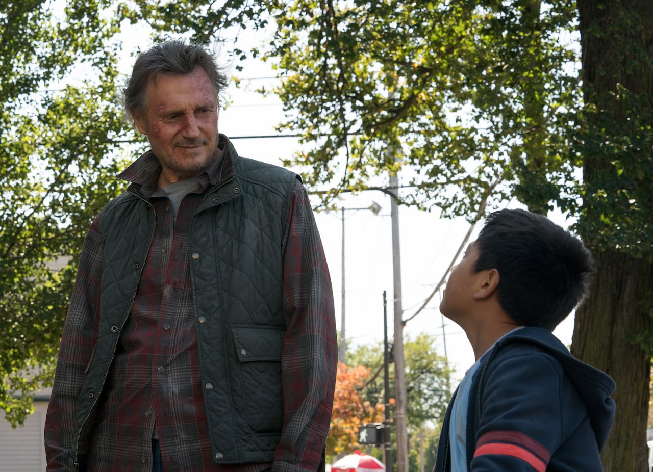Liam Nesson es Jim Hanson, un gringo que se propone salvar a un niño de la violencia de la mafia.