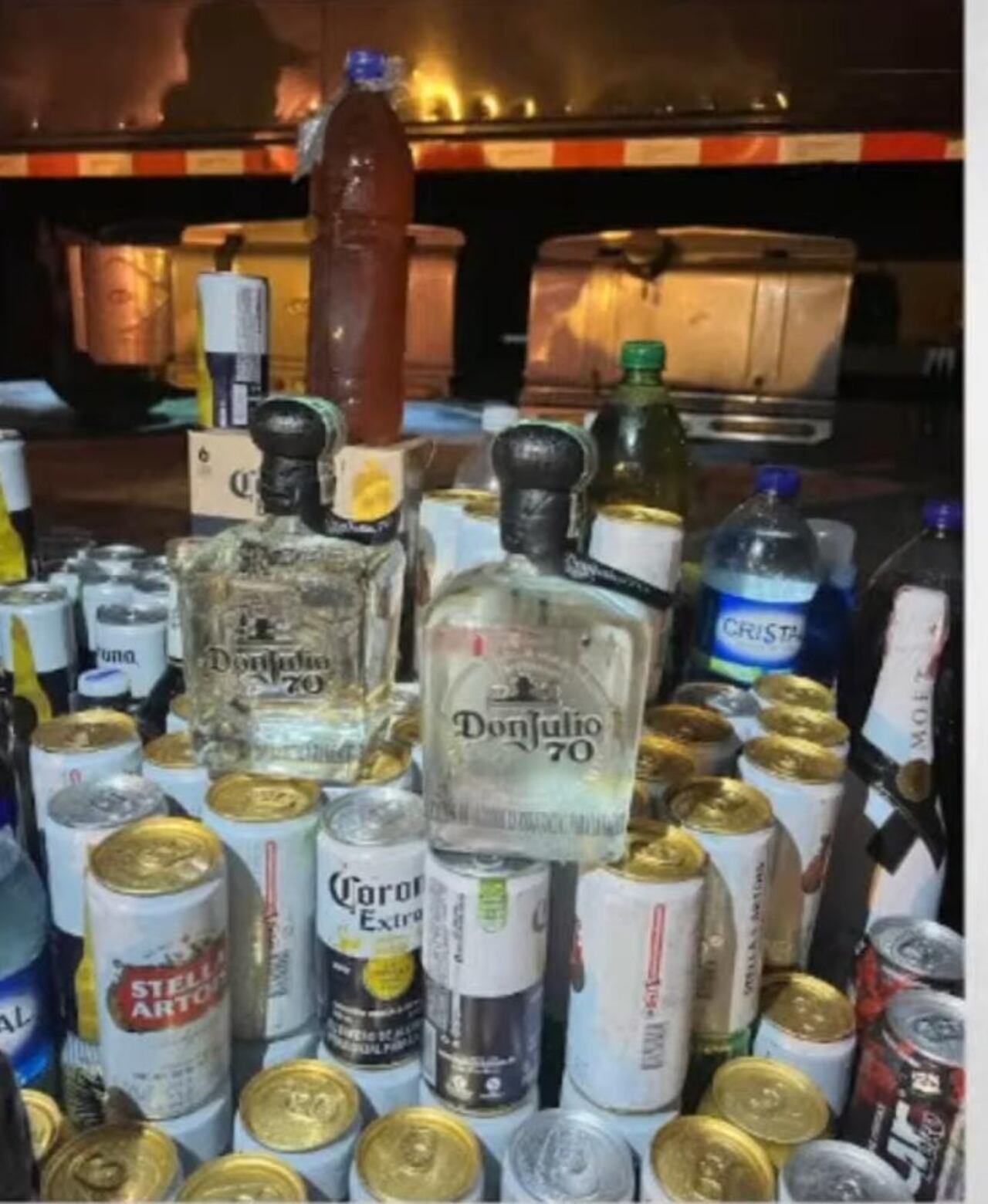 La fiesta de despedida que le tenían a alias Falcón en La Picota