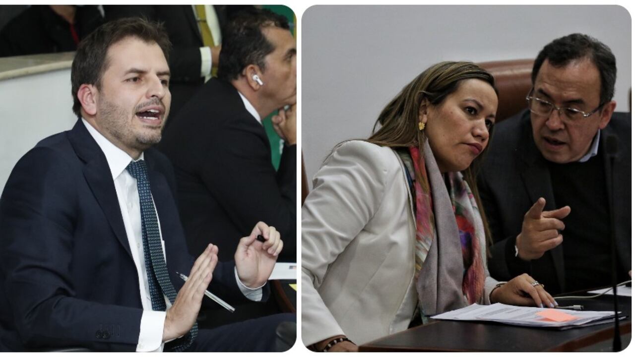 Andrés Forero, Carolina Corcho y Alfonso Prada.