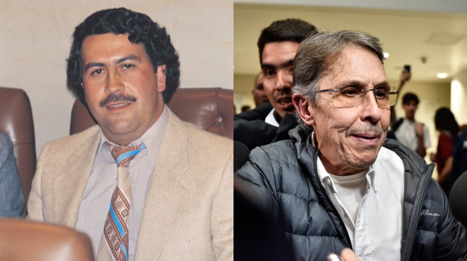 Pablo Escobar y Fabio Ochoa.