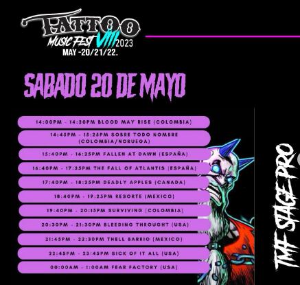 Tattoo Music Fest. Día 1.