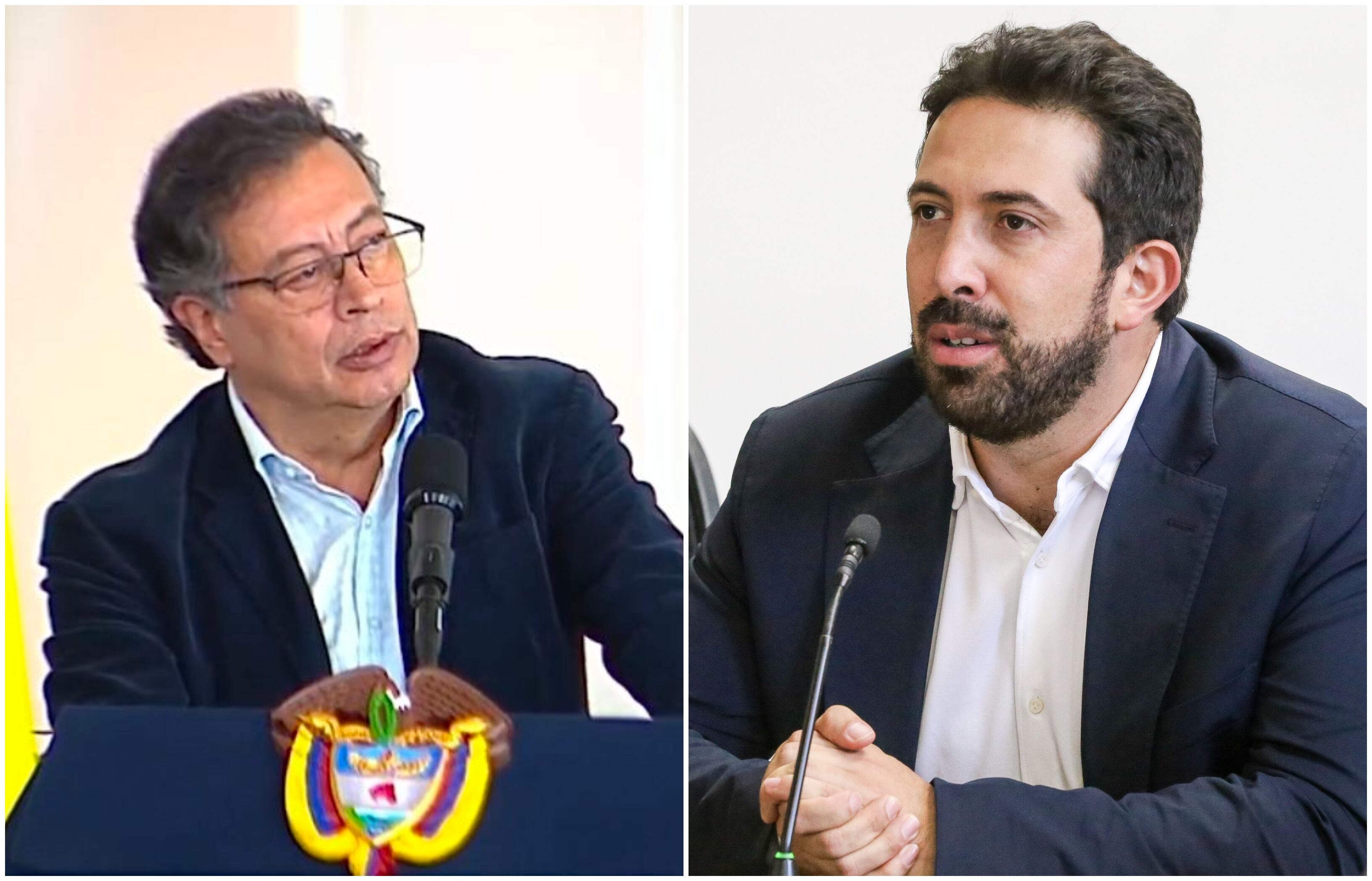 Gustavo Petro y Diego Guevara