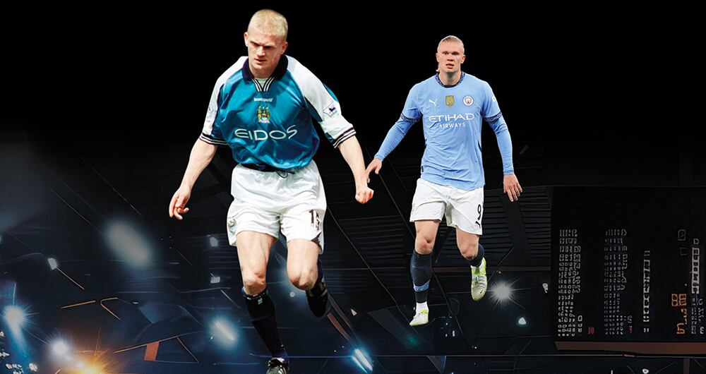  Alfie Haaland y Erling Haaland Manchester City 