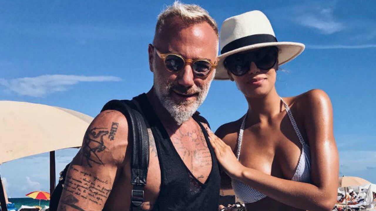 Gianluca Vacchi y Ariadna Gutiérrez juntos en Miami.