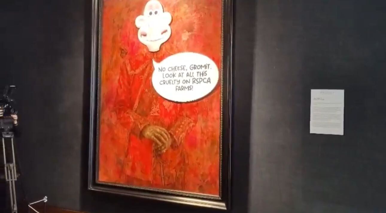 El rey posó cuatro veces para el pintor, la última en noviembre de 2023