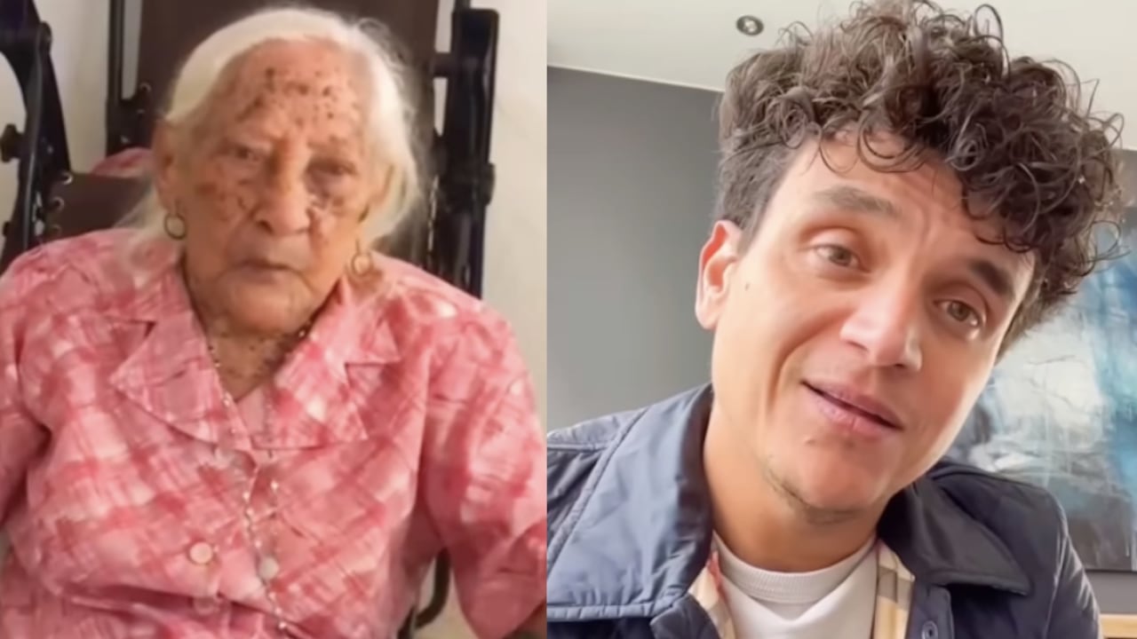La abuela Ana Castro y el cantante Silvestre Dangond
