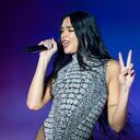 10 de agosto: Dua Lipa se presenta en el escenario principal el primer día del Festival Sziget 2022 en la isla Óbudai-sziget (Foto de Joseph Okpako/WireImage).