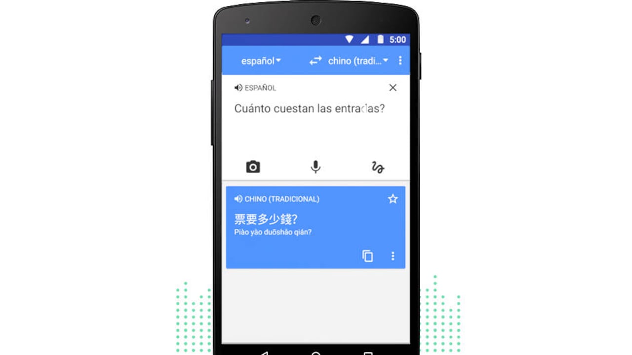 La traducción en tiempo real también está disponible para hacer respuestas rápidas en Gmail.