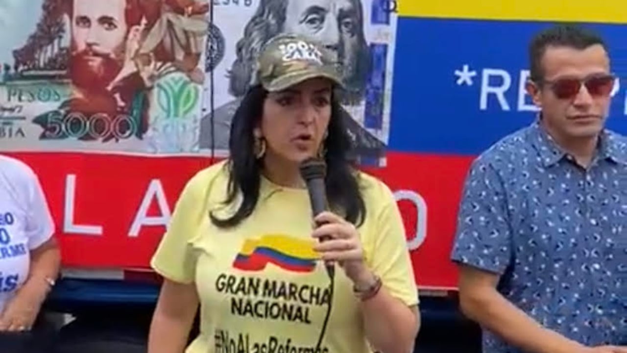 La Senadora del Centro Democrático, María Fernanda Cabal se fue lanza en ristre contra el progresismo.