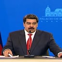 Nicolás Maduro en rueda de prensa internacional después de las elecciones parlamentarias